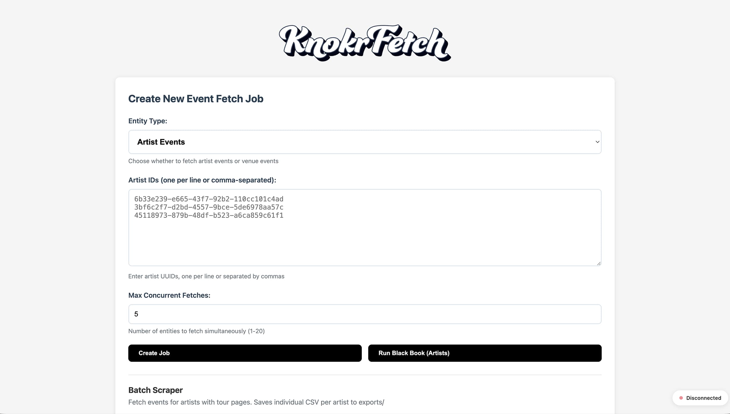 Knokr Fetch screenshot