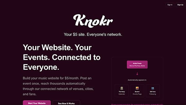 Knokr platform preview